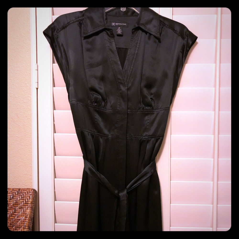 INC International Concepts Black Dress.